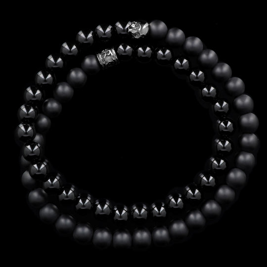 Mini Trindad Black edition - onyx bracelet with black ruthenium finishes