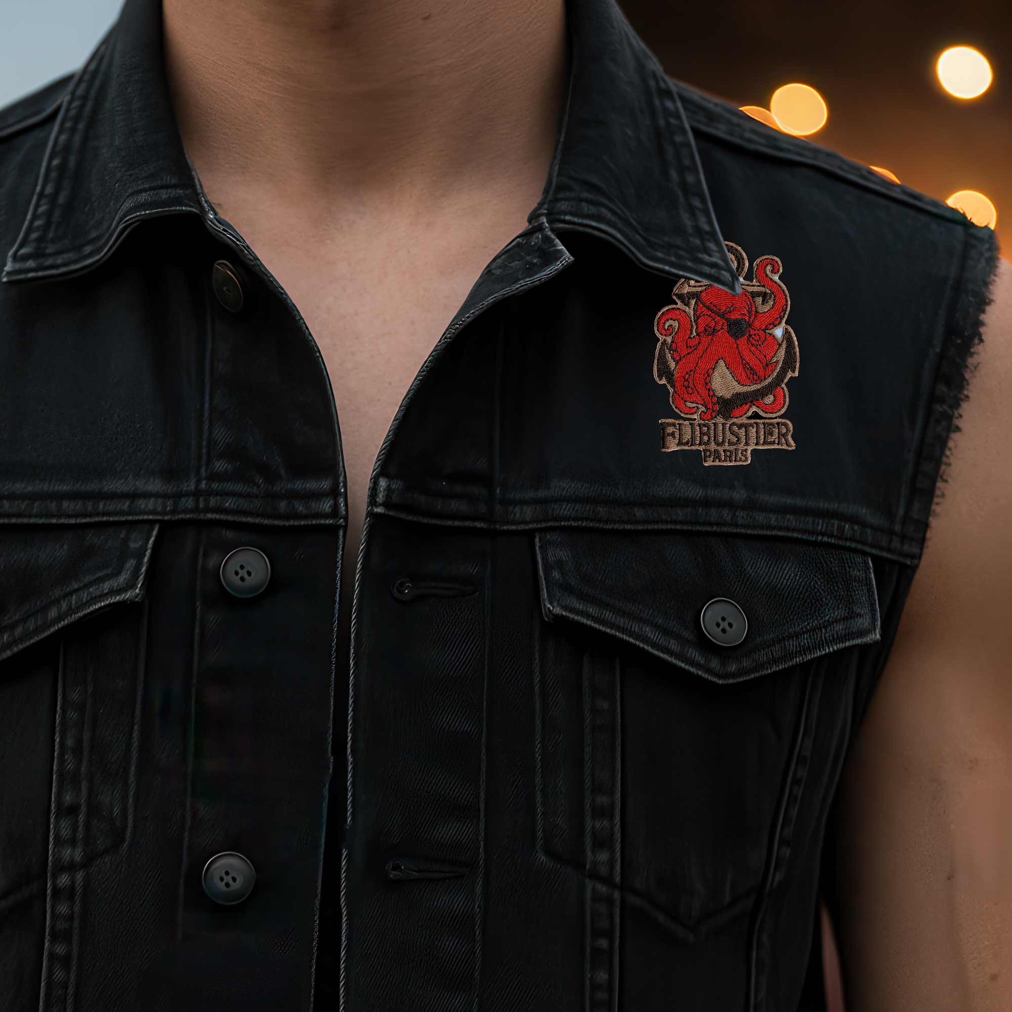 Oktosea the Red Filibuster Patch