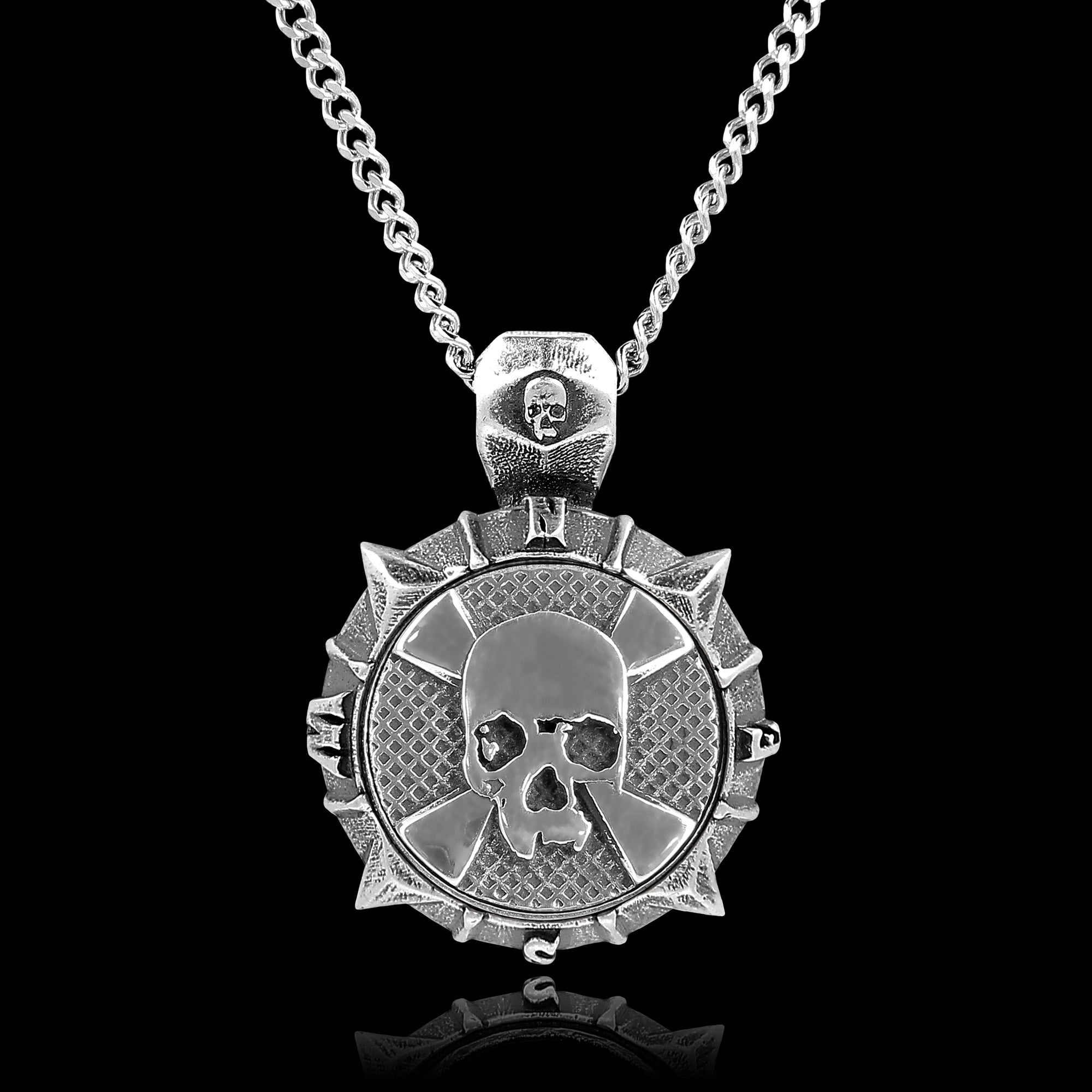 Cross Bones - Ornament für Wechselsystem in 925 Sterling Silber