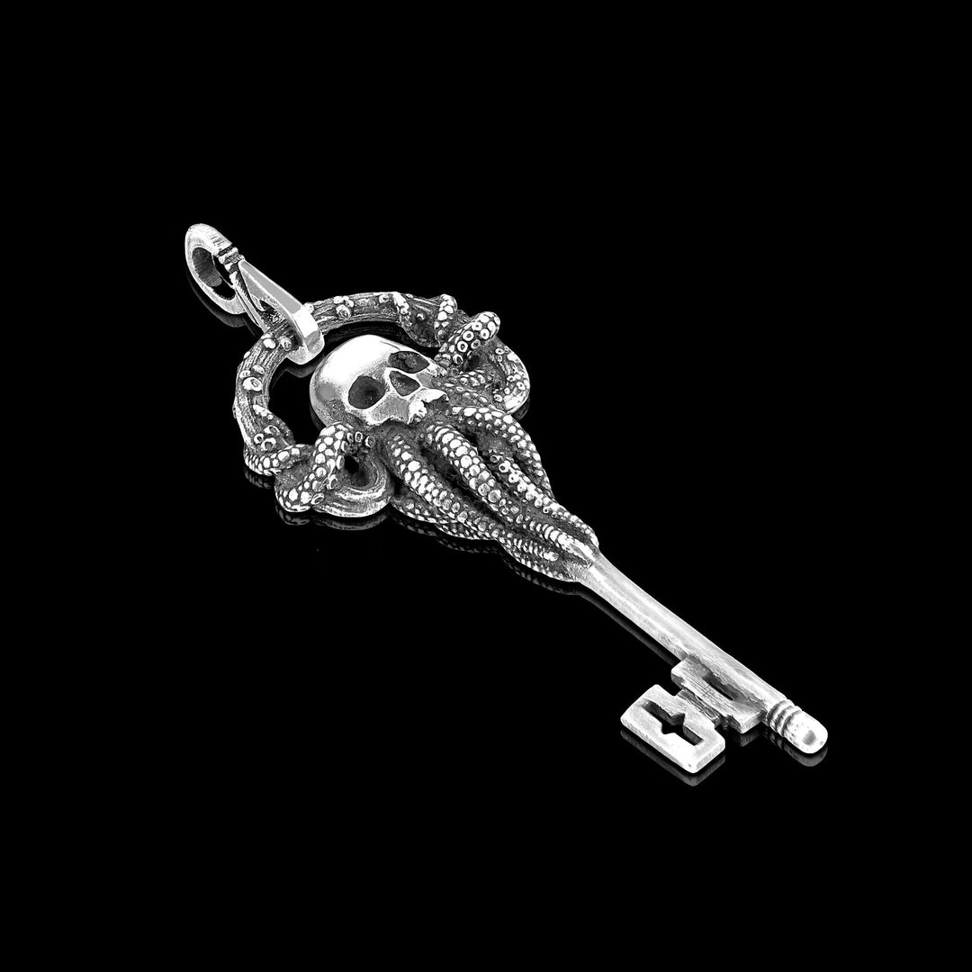 Pendentif seul - La Clé de Cthulhu en argent 925