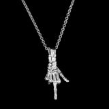 Le doigt | Pendentif en argent 925