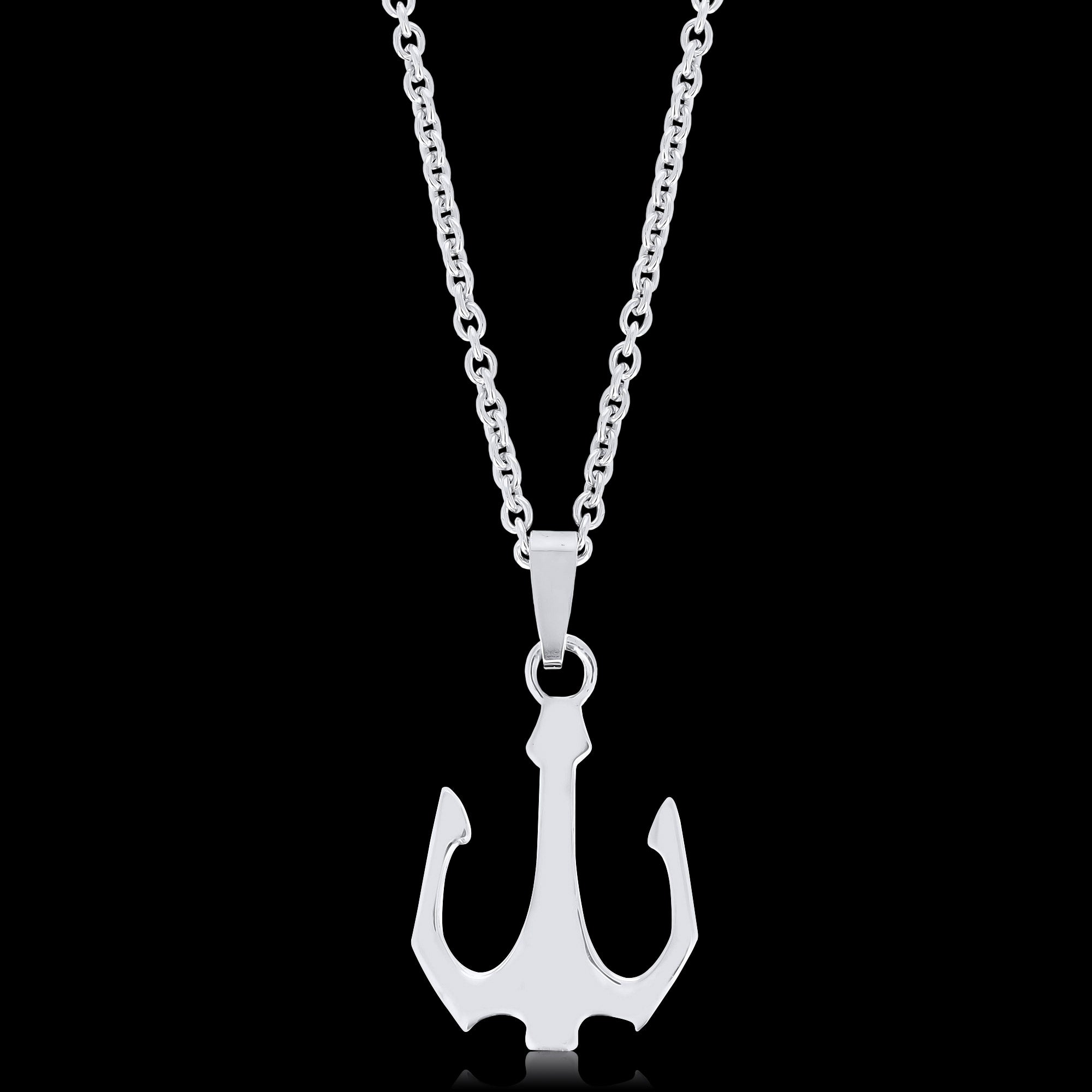 Pendant - Trident - Sterling Silver