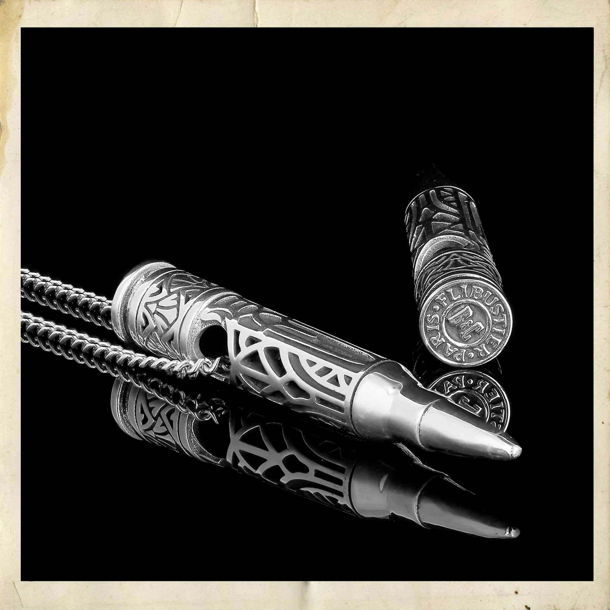 Bullet - Pendentif en argent 925