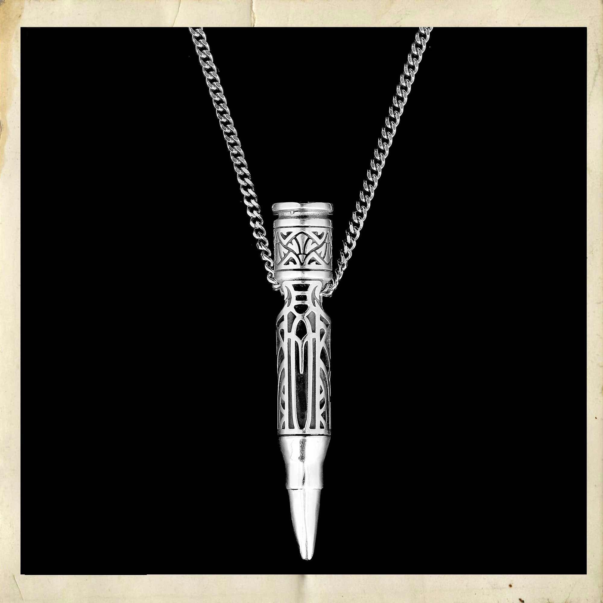 Bullet - Pendentif en argent 925