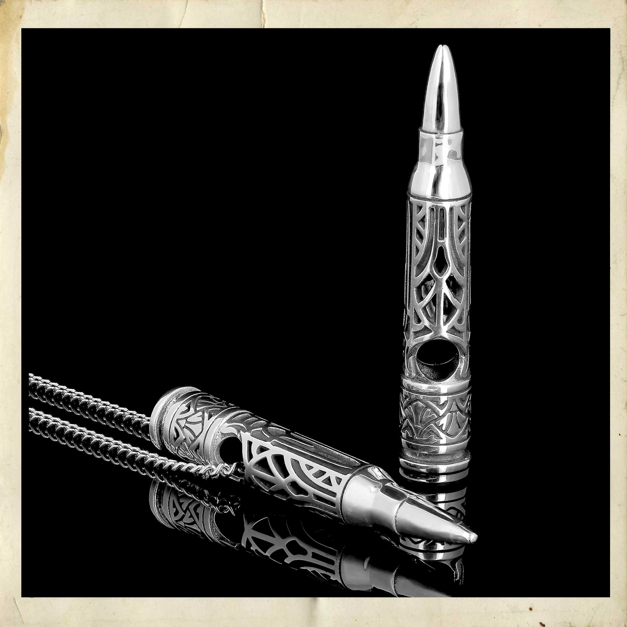 Bullet - Pendentif en argent 925