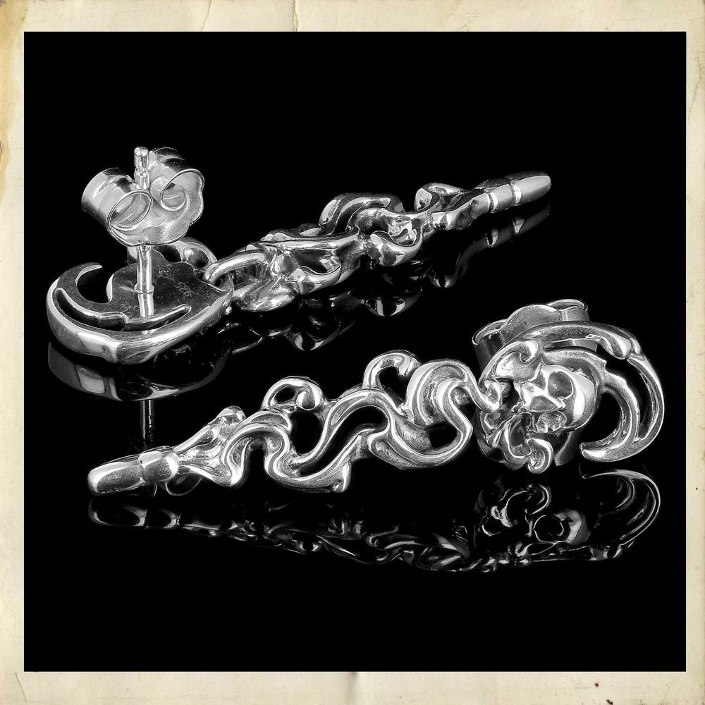 Smoking Gun - Paire de boucles d'oreilles en argent 925