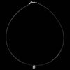 Invisible Silver Skull Choker | Hamlet