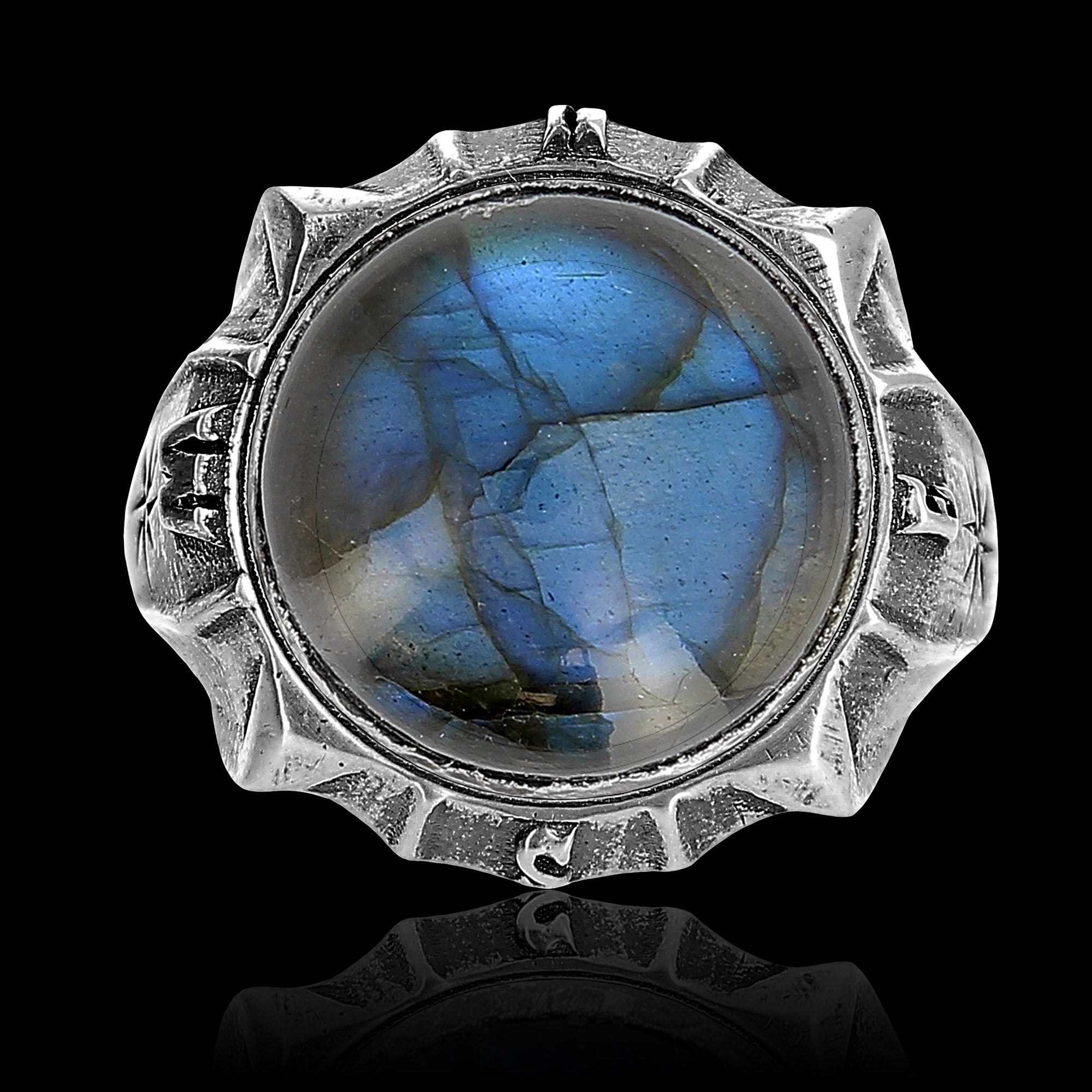 Labradorite grade AA - Ornament for Wind Rose Interchangeable system