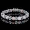 Bracelet en kunzite et roses en argent - La Revanche de Bonny