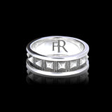 Gizeh | Bague à clous en argent