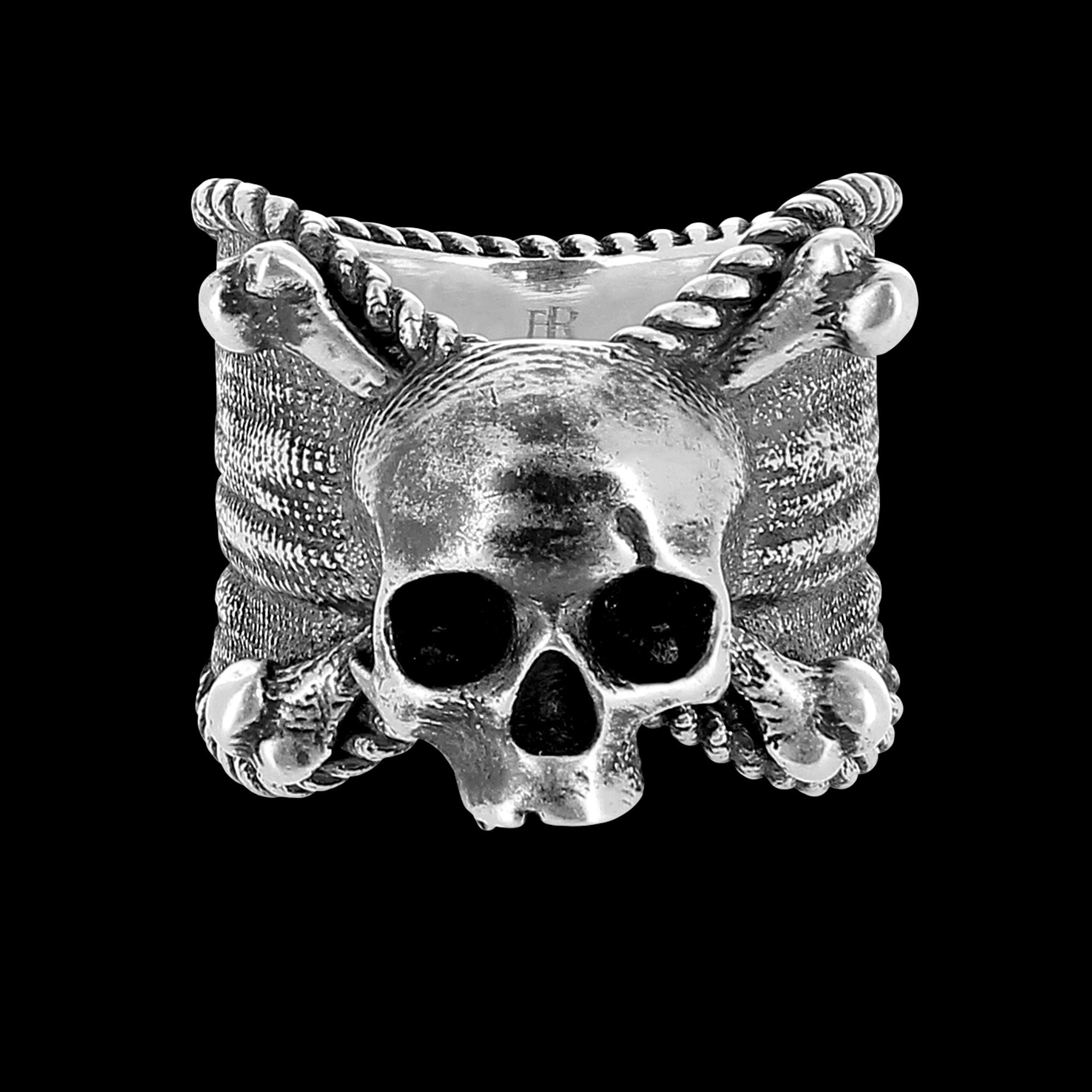 The Pirate's Mark - Sterling Silver Skull Ring