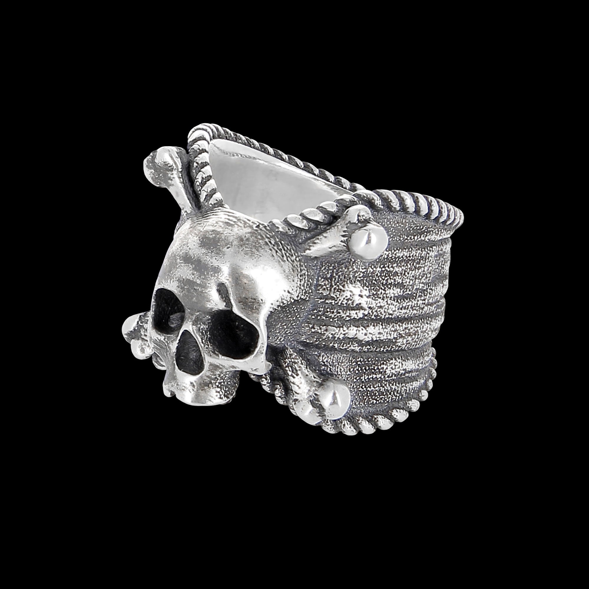The Pirate's Mark - Sterling Silver Skull Ring
