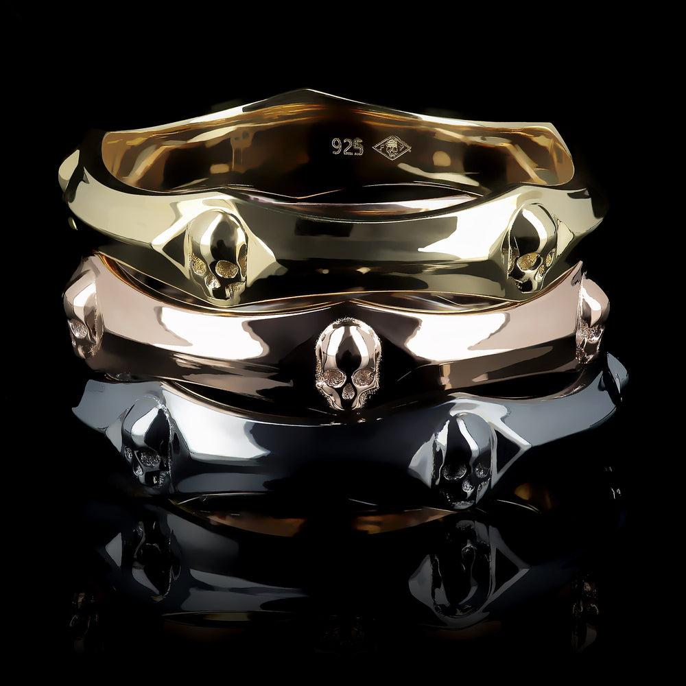 Royal Corsaire Black edition - Ruthenium plated silver ring