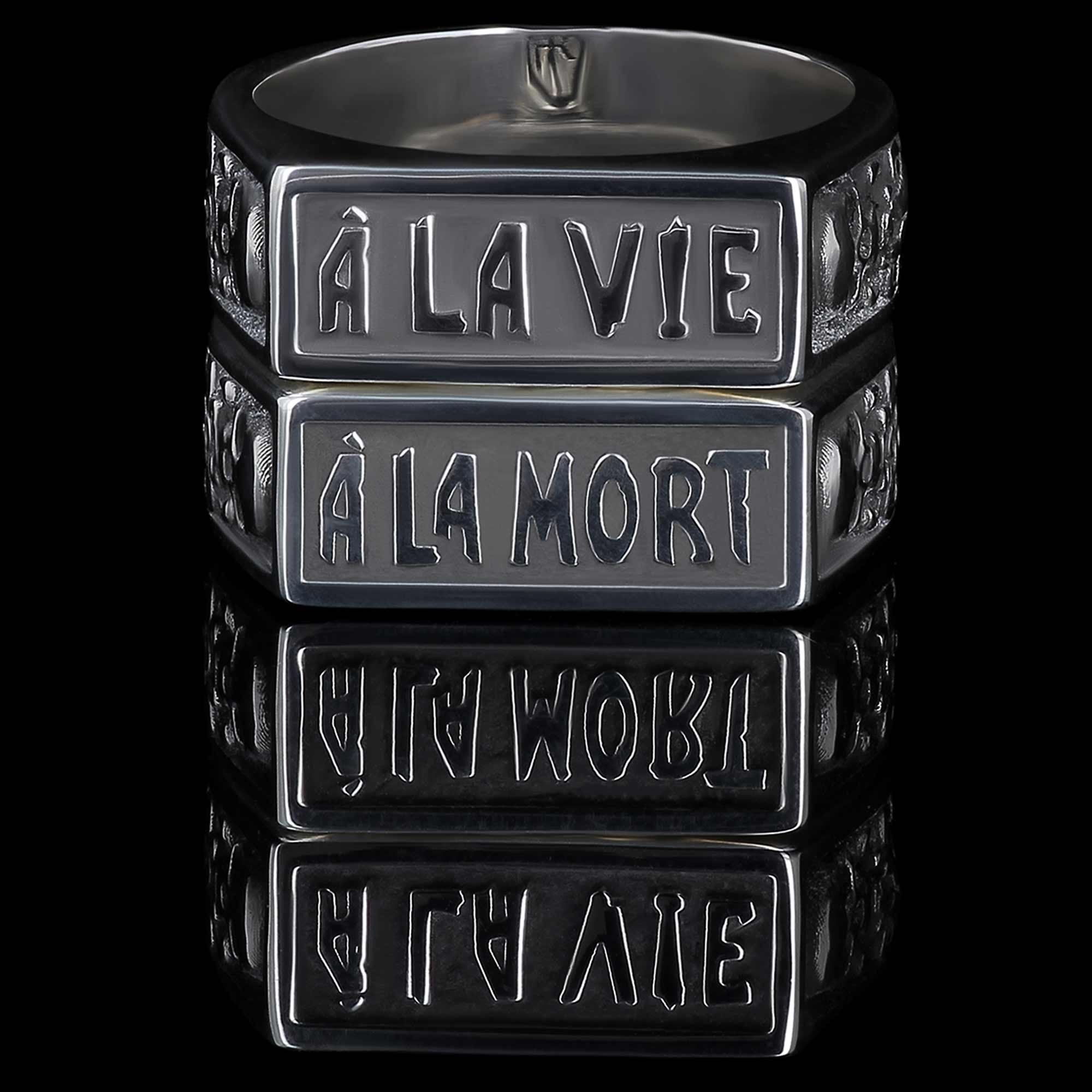 À la Mort - Bague en argent 925