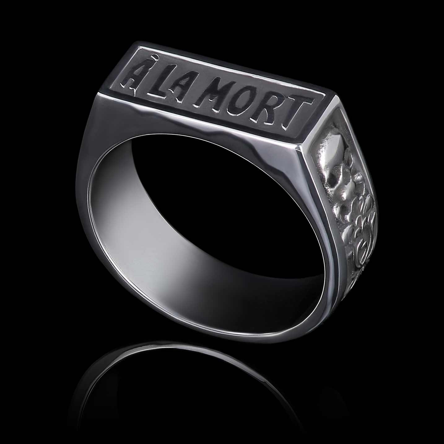 À la Mort - Bague en argent 925