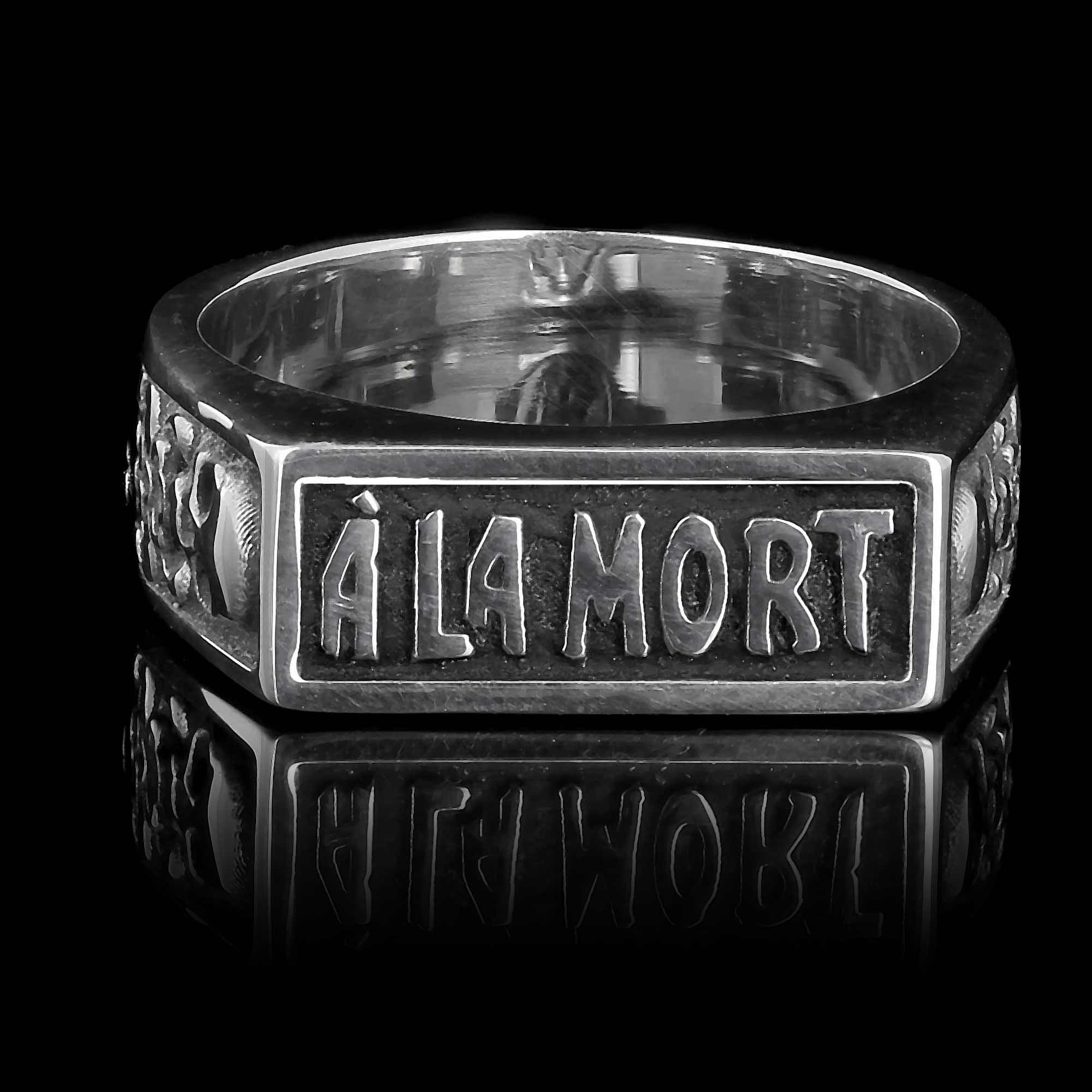 À la Mort - Bague en argent 925
