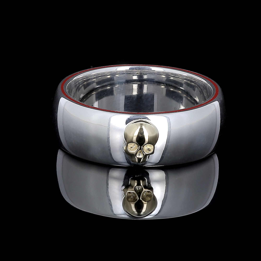 Calico - 925 silver and 18k gold ring