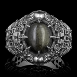 The Reliquary Obsidian | Official Hellfest© limited edition signet ring 2026