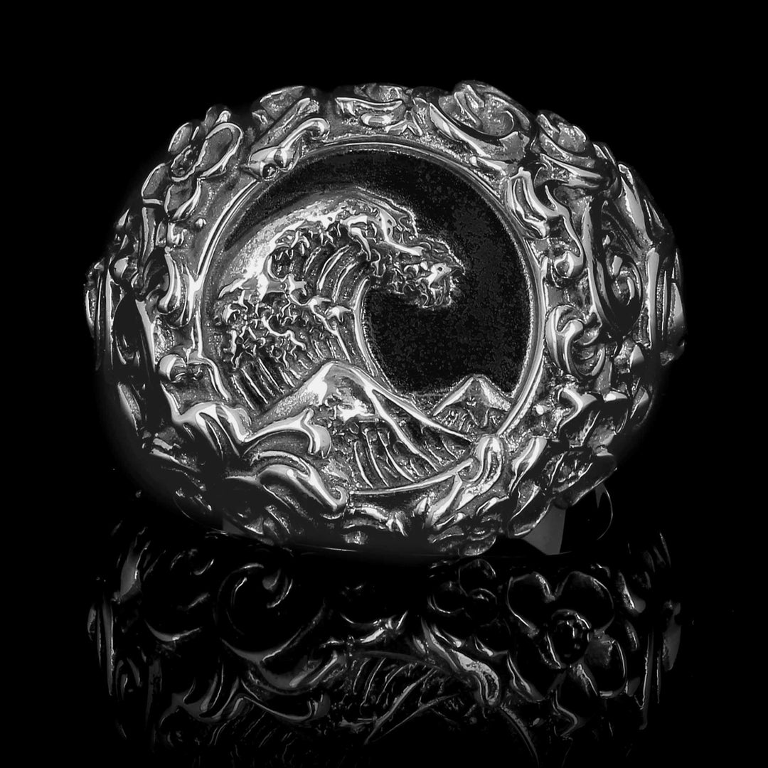 Sterling Silver Signet Ring For Women - Size 4.5, Polished & Engravable
