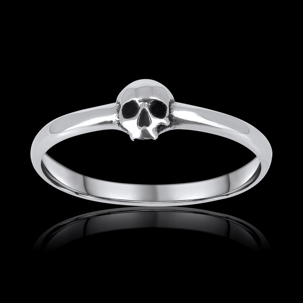 Der Unsterbliche - V2 - Ring aus 925er Sterlingsilber mit Totenkopf