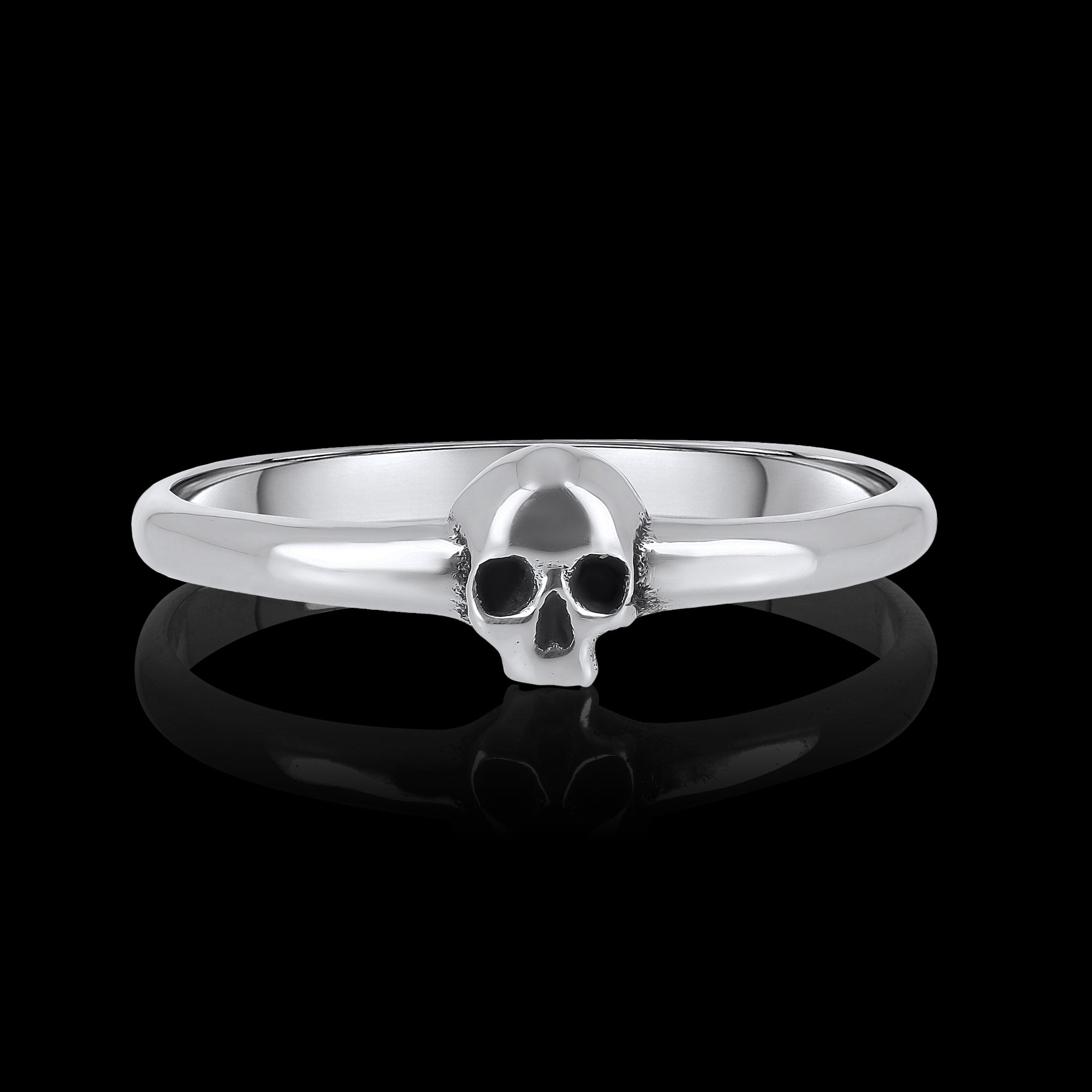 Der Unsterbliche - V2 - Ring aus 925er Sterlingsilber mit Totenkopf