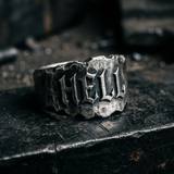 Infernum Ring | Oxidized 925 Silver Ring
