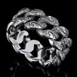 La chaîne des abysses | Bague en argent 925 Sterling