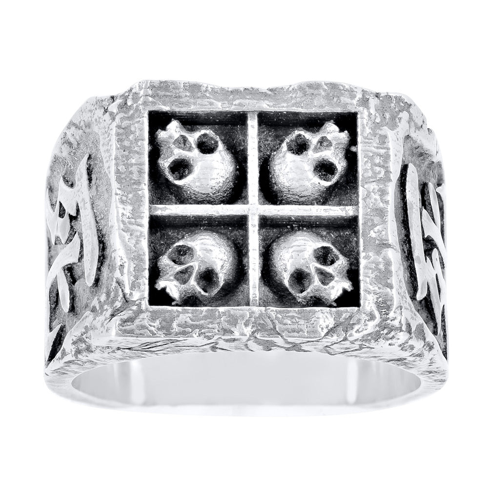 死 Shi - Bague en argent 925