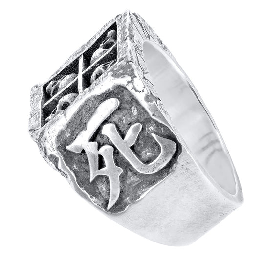 死 Shi - Bague en argent 925