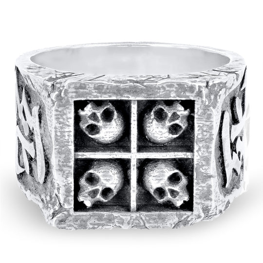 死 Shi - Bague en argent 925