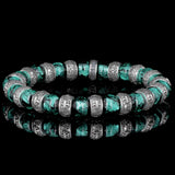 LaCourse | Hotaru© beaded and silver bracelet