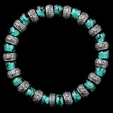 LaCourse | Hotaru© beaded and silver bracelet