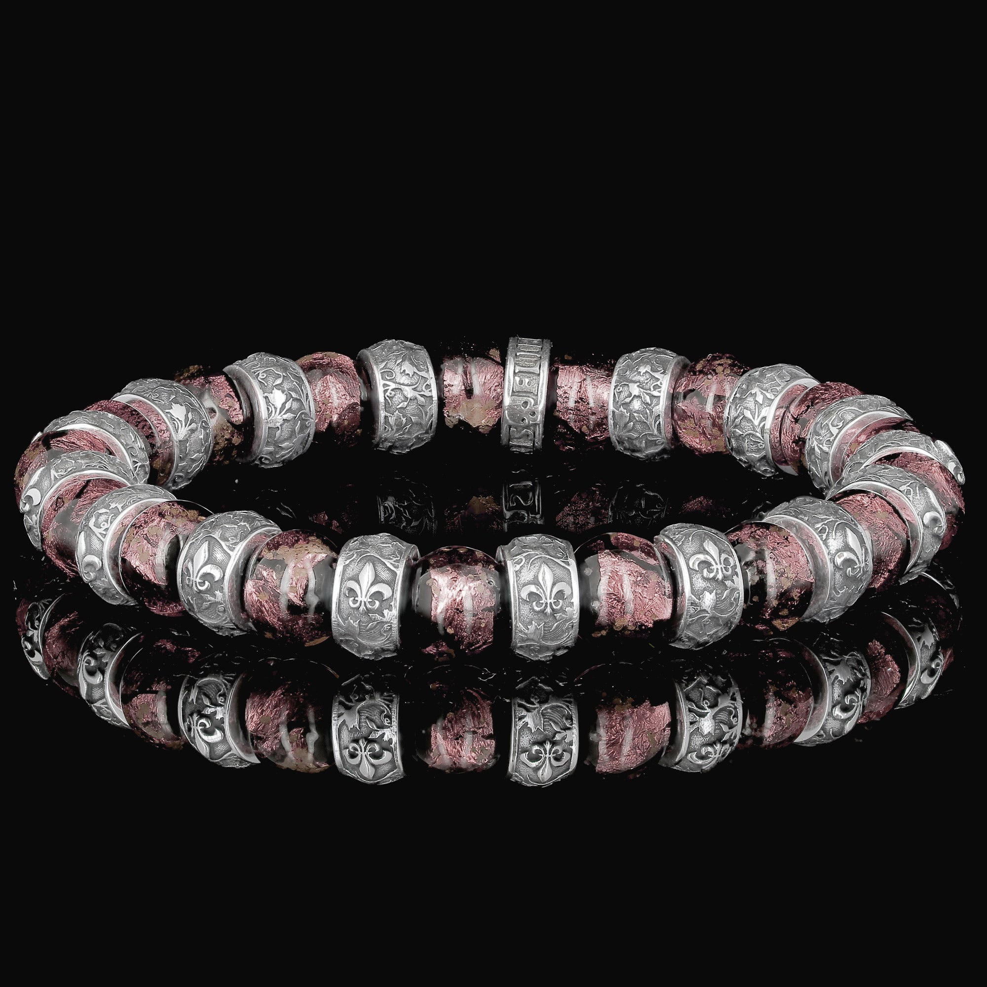 LaCourse - Bracelet en perles Hotaru© et argent