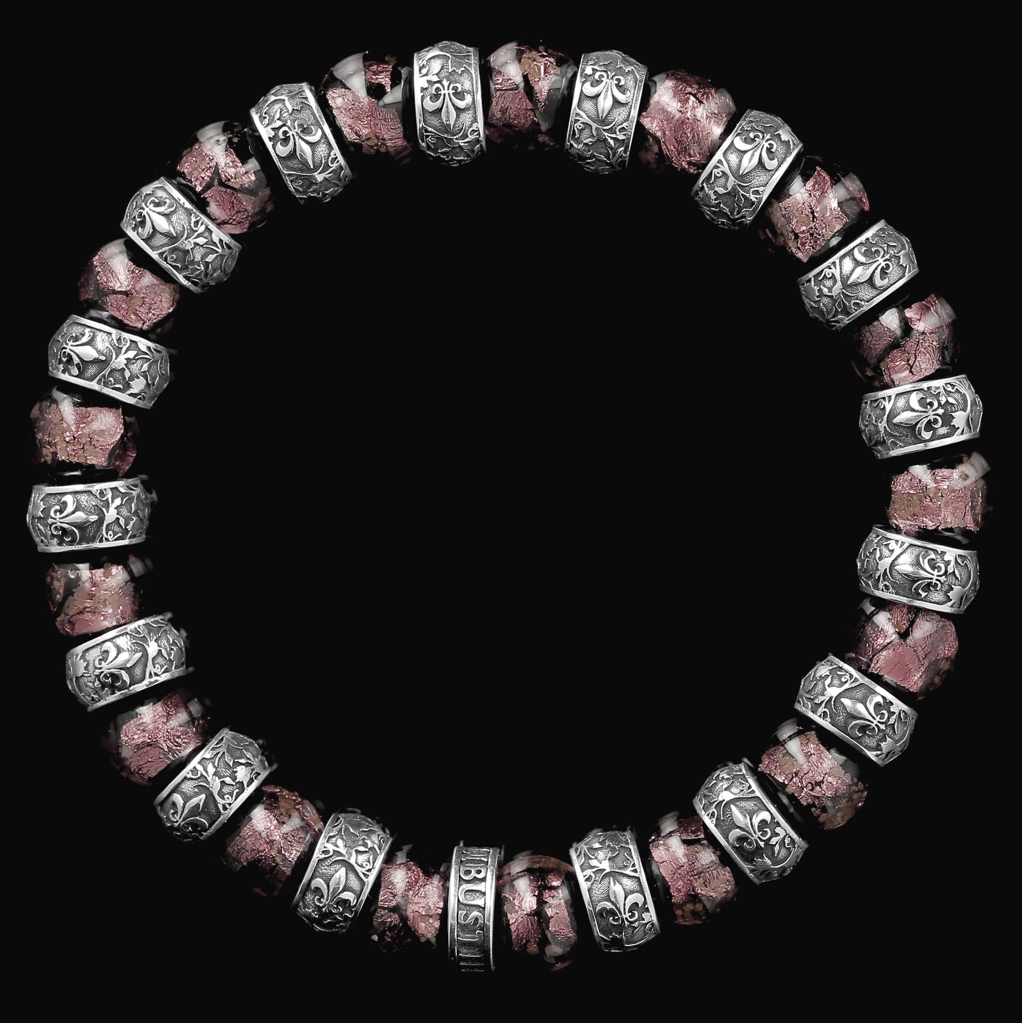 LaCourse - Bracelet en perles Hotaru© et argent