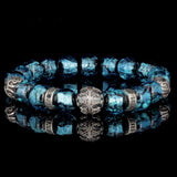Silver Grenade | Hotaru | Okinawa Glühwürmchen-Perlenarmband Rosa Sakura