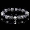 Silver Grenade Skull Candy Inagua - Bracelet in fine stones and 925 silver