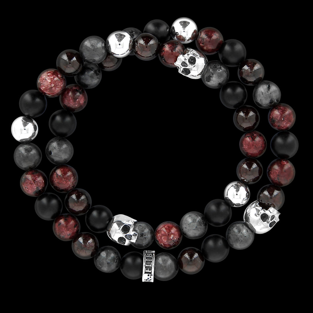 Scarlet Skull Wrap - Wickelarmband