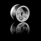 Hokusai | Tunnel d'oreille en argent Sterling avec la vague d'Hokusai