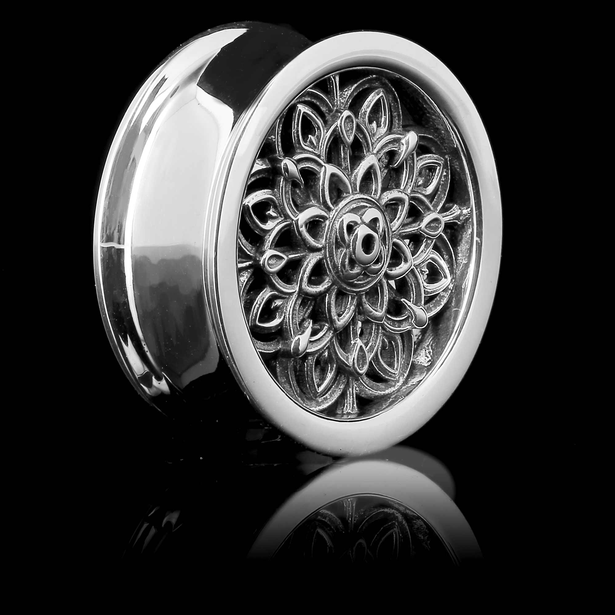 Tunnel Rosace en argent 925 | Maison des Tanneurs x Flibustier Paris (ed limitée)