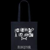 Tote bag en coton noir | À la vie, à la mort