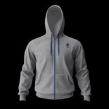 Zip-up hoodie | Stencil Art Skull Wear