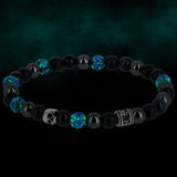 MINI Candy Hotaru | bracelet en pierres fines et argent Vert Émeraude