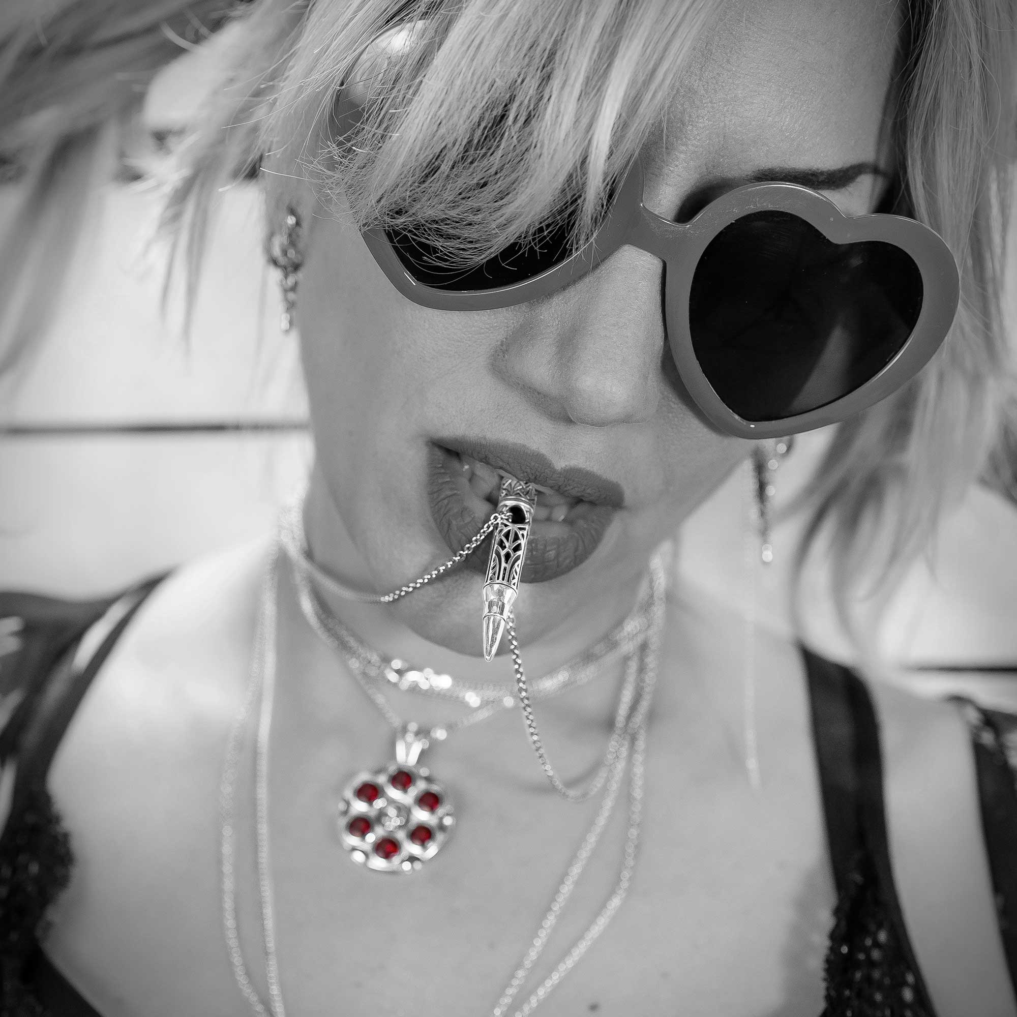 Bullet - Pendentif en argent 925