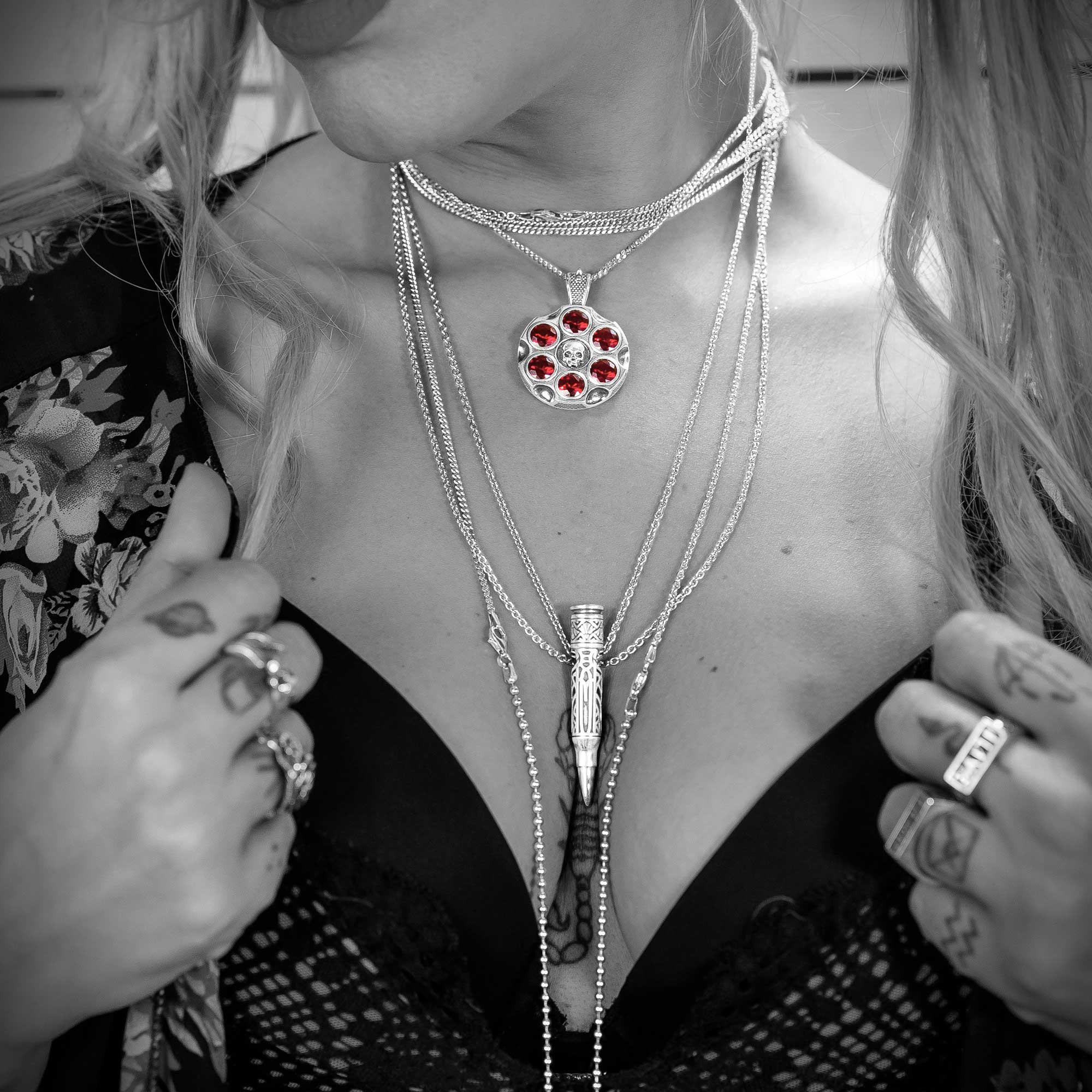 Bullet - Pendentif en argent 925