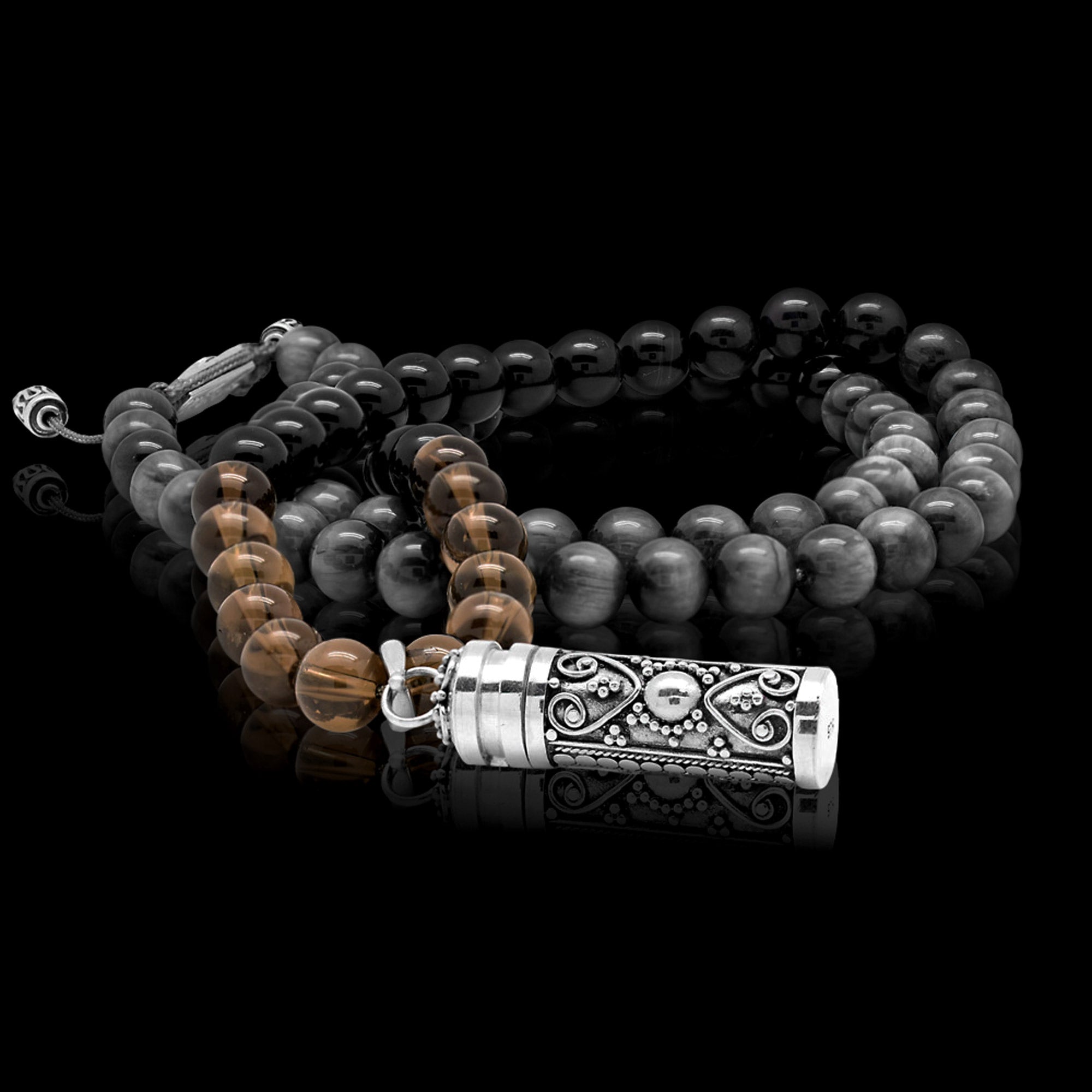 Ashes - gemstone necklace