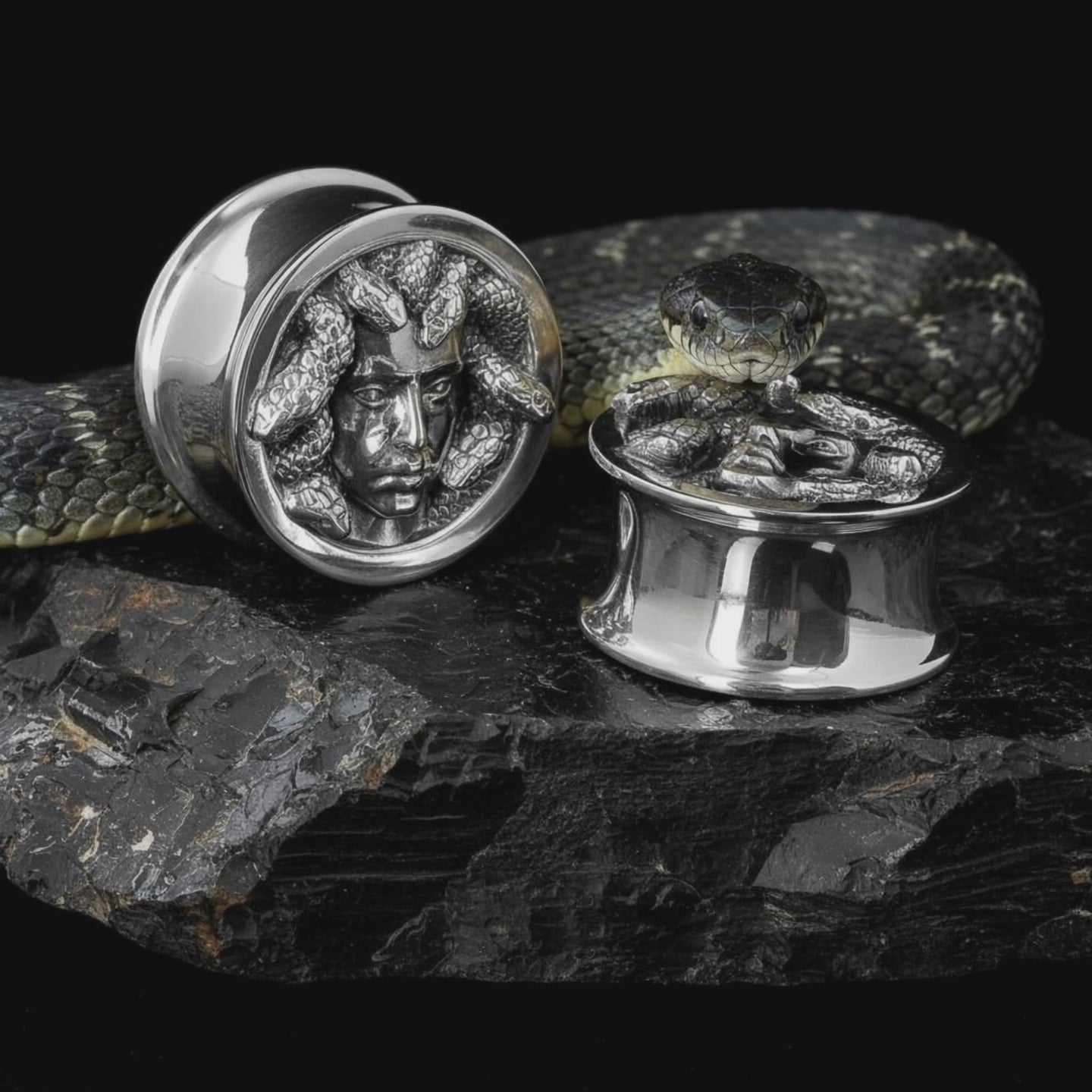 Tunnel Medusa en argent 925 | Maison des Tanneurs x Flibustier Paris (ed limitée)