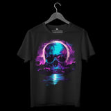 Neon T-shirt | Skull Moon 80's