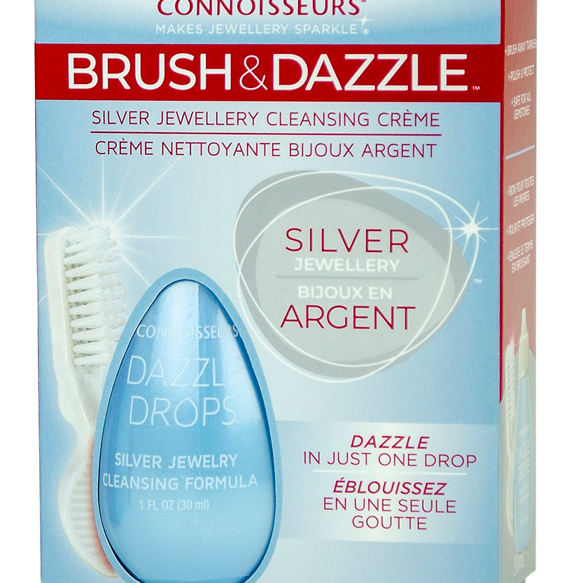 Crème nettoyante pour bijoux argent Dazzle Drops by Connoisseurs©