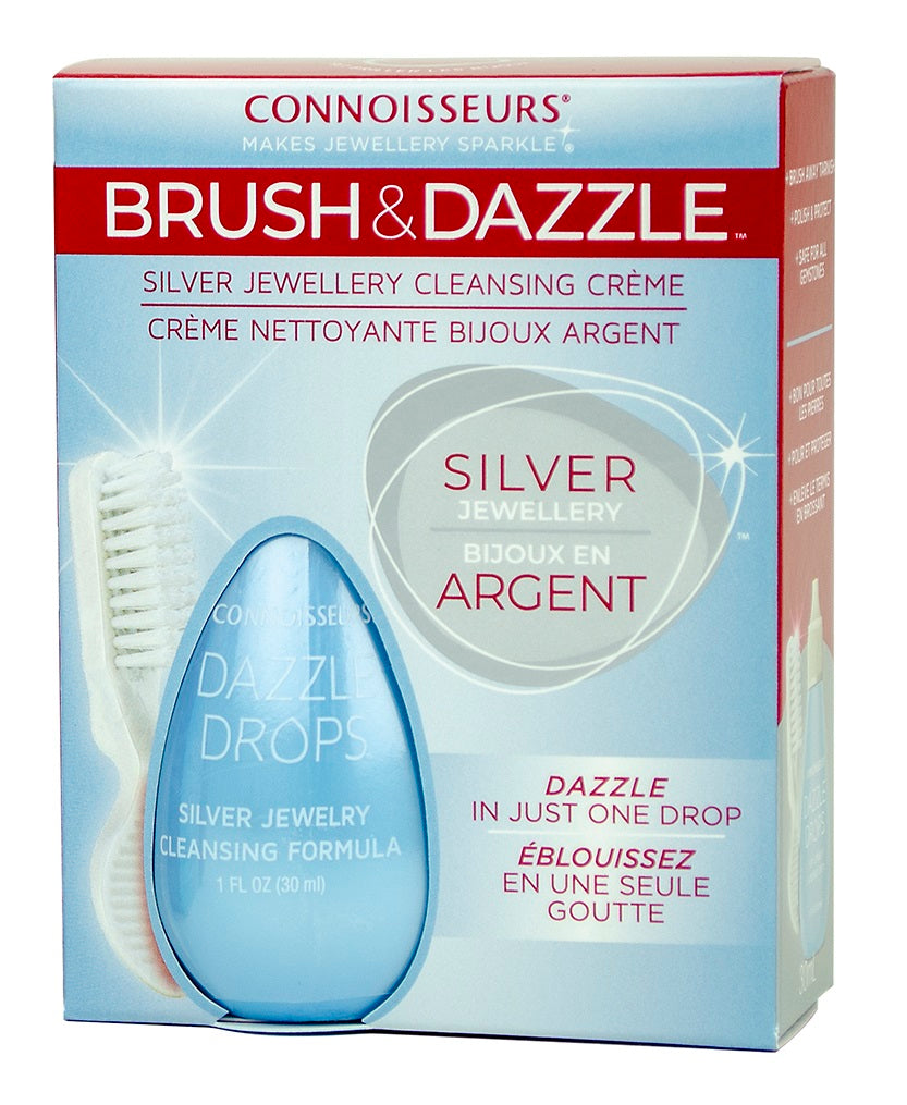 Crème nettoyante pour bijoux argent Dazzle Drops by Connoisseurs©