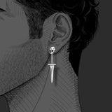 Pendantes d'oreilles Dagger en argent